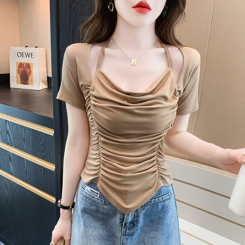 เสื้อผ้าวัยรุ่นเกาหลี เสื้อยืดวัยรุ่นผู้หญิง มีขนาด S M L XL