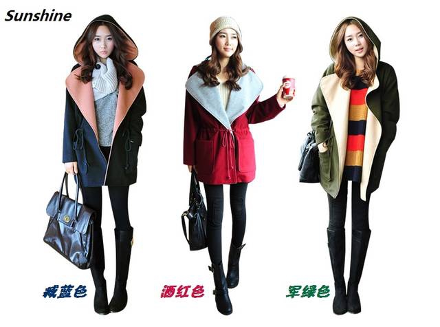 เสื้อกันหนาวฮู้ดดี้ ทรงเก๋ๆ แบบเกาหลี ผ้าเนื้อนิ่ม พร้อมส่ง เลือกสีที่พร้อมส่งด้านในเลยจ้า