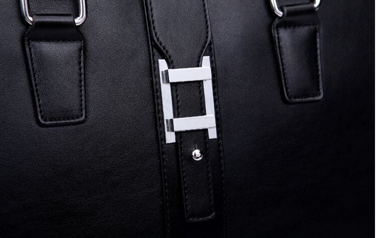 กระเป๋าถือผู้ชาย Polo ใส่เอกสาร แบบเรียบ หนังมัน สไตล์ นักธุรกิจ นักบริหาร กระเป๋าใส่โน้ตบุ๊ค สำหรับคนทำงาน ออฟฟิต สีดำ และ สีน้ำตาล 568343