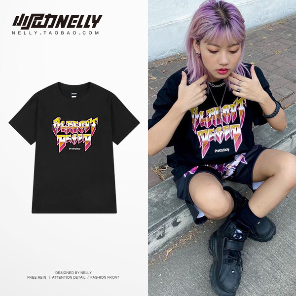 เสื้อยืดคอกลม ผู้ชาย เสื้อยืดผู้ชายเกาหลี เสื้อยืดเกาหลี แบรนด์ NELLY