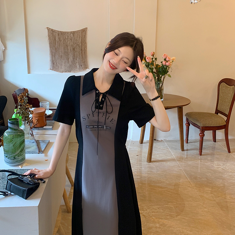 เดรสวัยรุ่น-เดรสคนอ้วนวัยรุ่น L-4XL(อก38-46 นิ้ว)