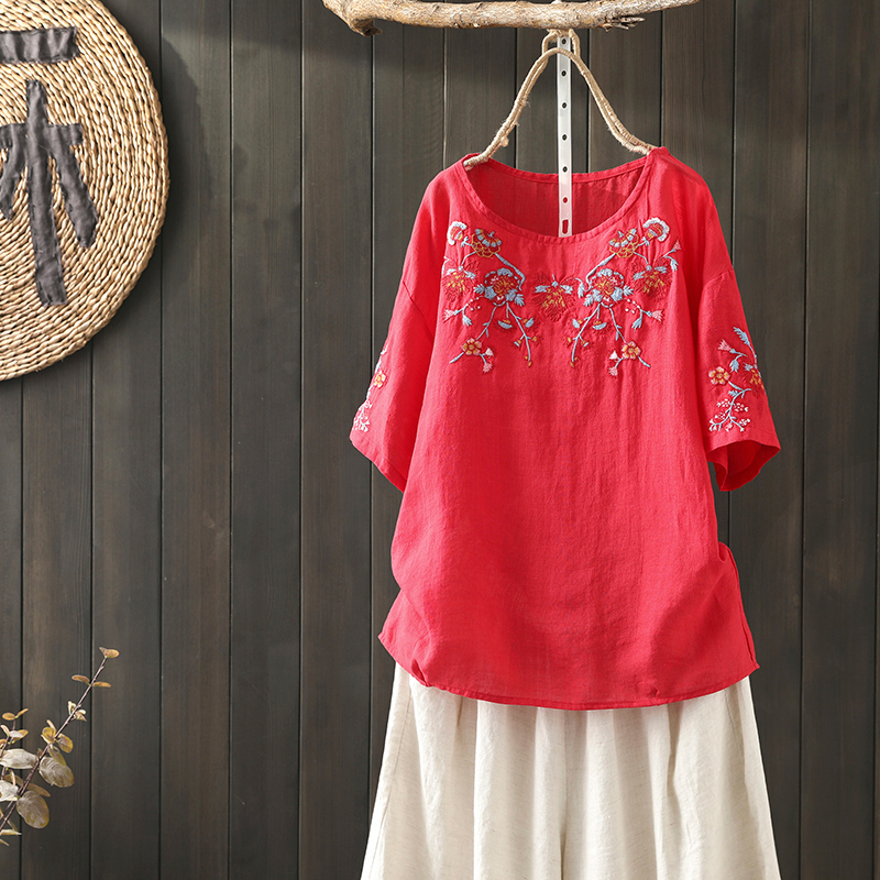 เสื้อผ้าฝ้าย ผ้าลินิน มีขนาดไซส์เดียว อกประมาณ100ซม.หรือประมาณ 40นิ้วขึ้นไป