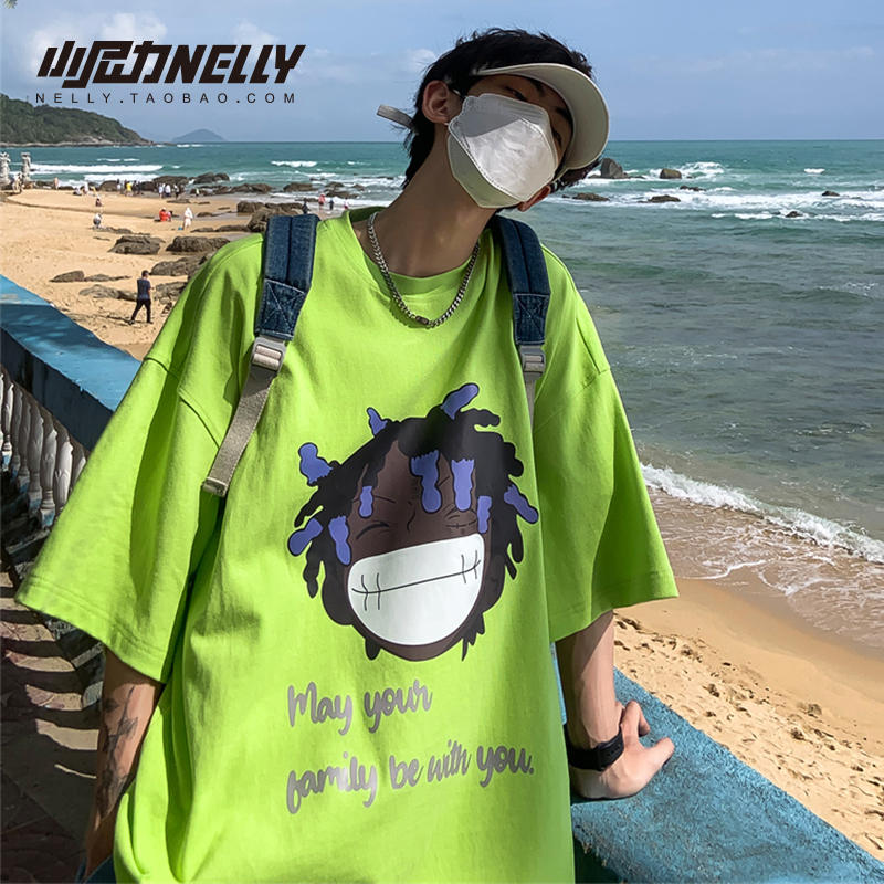 เสื้อยืดคอกลม ผู้ชาย เสื้อยืดผู้ชายเกาหลี เสื้อยืดเกาหลี แบรนด์ NELLY