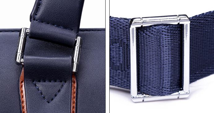 กระเป๋าถือผู้ชาย กระเป๋าใส่เอกสาร ทำงาน หนัง pu กระเป๋าถือ Polo ทรงแบน สำหรับ นักธุรกิจ หนุ่ม ไฟแรง ดีไซน์ เรียบหรู สีน้ำเงิน และ สีดำ 742091