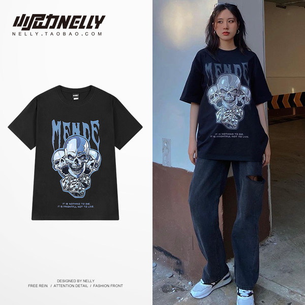 เสื้อยืดคอกลม ผู้ชาย เสื้อยืดผู้ชายเกาหลี เสื้อยืดเกาหลี แบรนด์ NELLY