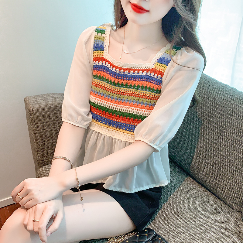 เสื้อผ้าวัยรุ่นเกาหลี เสื้อยืดวัยรุ่นผู้หญิง มีขนาด S M L XL