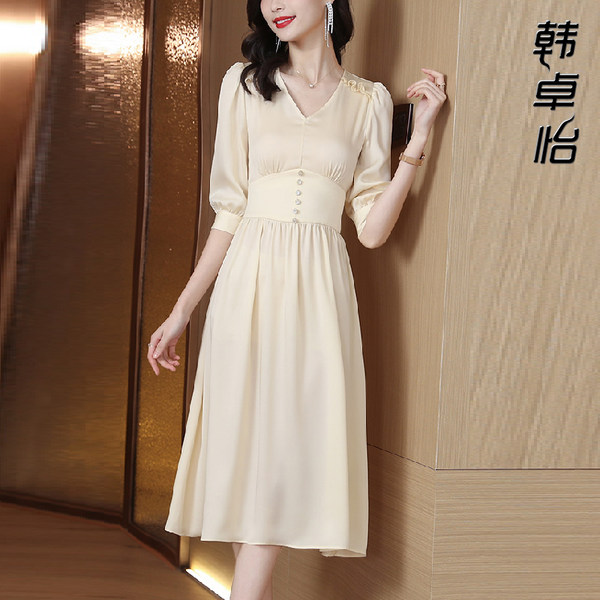 เดรสวัยผู้ใหญ่40-60ปี เดรสคุณแม่ ชุดเดรสทำงานวัยผู้ใหญ่ แบรนด์ MAMA DRESS