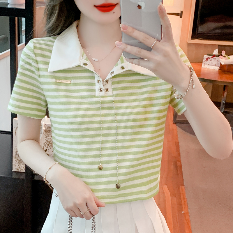 เสื้อผ้าวัยรุ่นเกาหลี เสื้อยืดวัยรุ่นผู้หญิง มีขนาด S M L XL