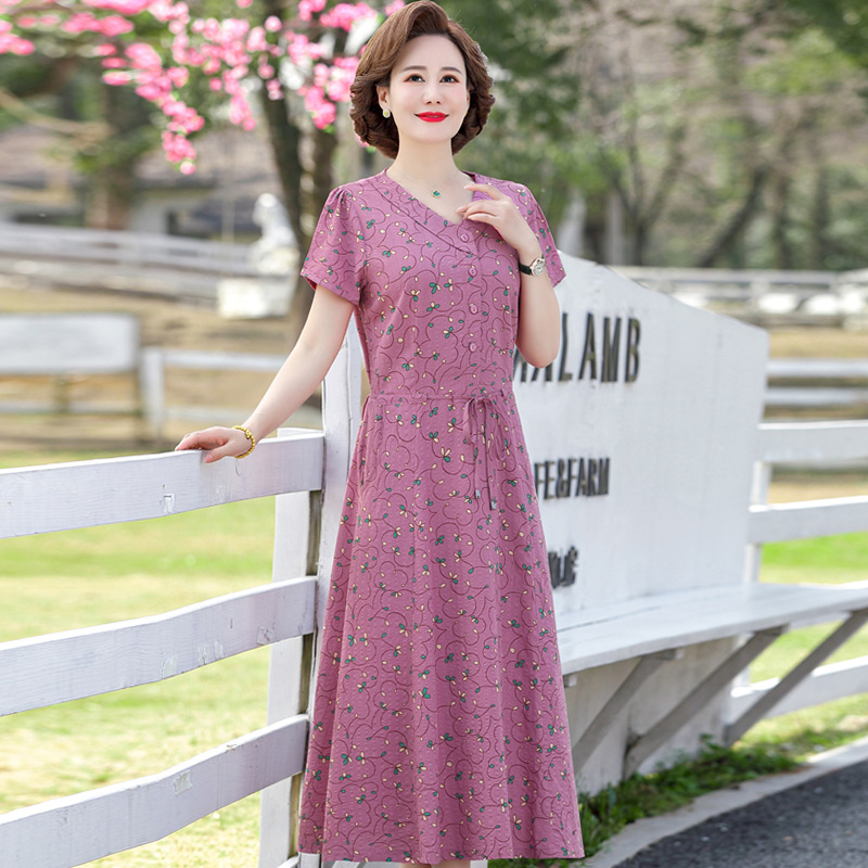 เดรสวัยผู้ใหญ่40-60ปี เดรสคุณแม่ ชุดเดรสทำงานวัยผู้ใหญ่ แบรนด์ MAMA DRESS