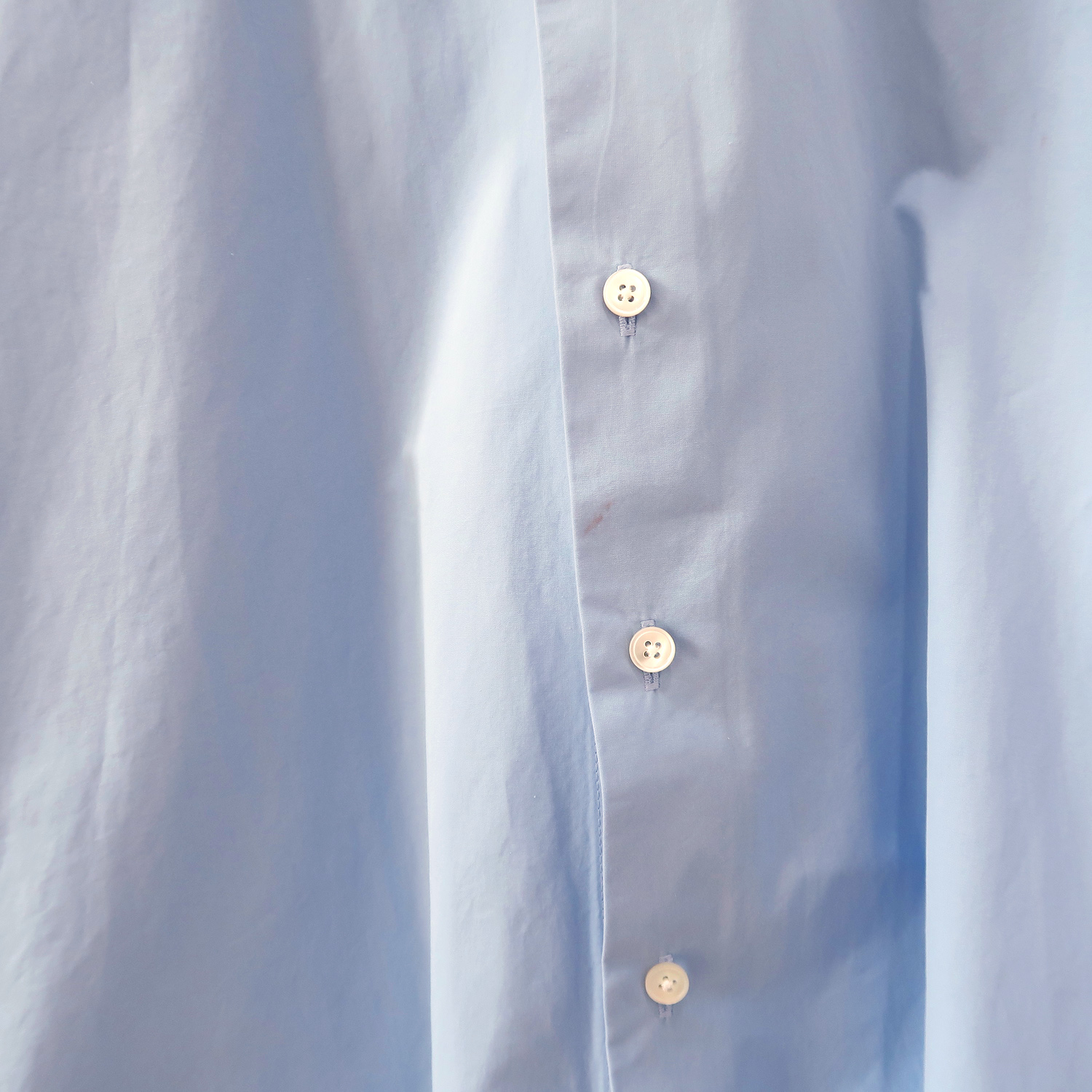 Ami Blue Cotton Ami De Coeur Long Sleeve Shirts