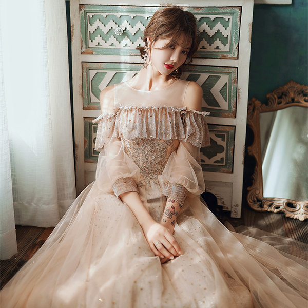 ชุดราตรี ชุดออกงาน ดีไซน์หรู แบรนด์ Angel