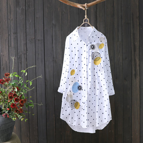 แบบเสื้อสวยๆ เสื้อผ้าฝ้ายลินิน เสื้อเชิ้ตผ้าลินิน