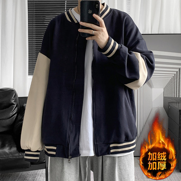 เสื้อแจ็คเก็ตเบสบอล เสื้อคลุม เสื้อแขนยาวสไตล์เกาหลี