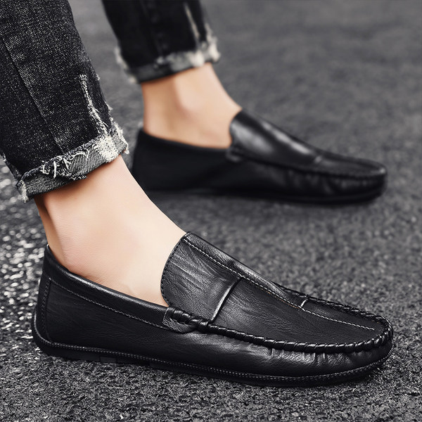 รองเท้าหนังผู้ชาย มีไซส์39-44 รองเท้าโลฟเฟอร์ชาย Slip-On Shoes