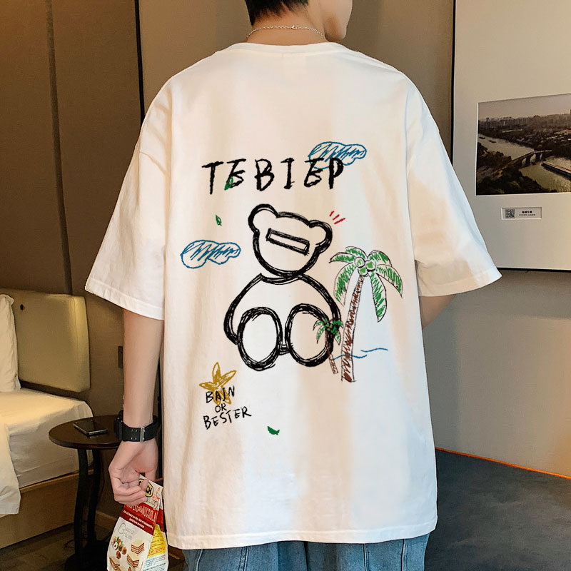 เสื้อยืดผู้ชายอ้วน XL-5XL อกเสื้อ40-52 นิ้ว