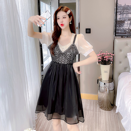 มินิเดรสสไตล์เกาหลี เดรสแบบสวยๆ By Meiyi women's clothing