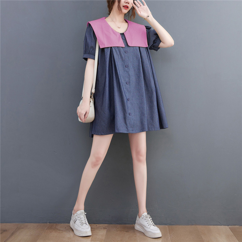 เสื้อลินินคนอ้วน เสื้อทีเชิ้ตคนอ้วนผู้หญิง เสื้อทีเชิ้ตตัวใหญ่ By Literary Plus size