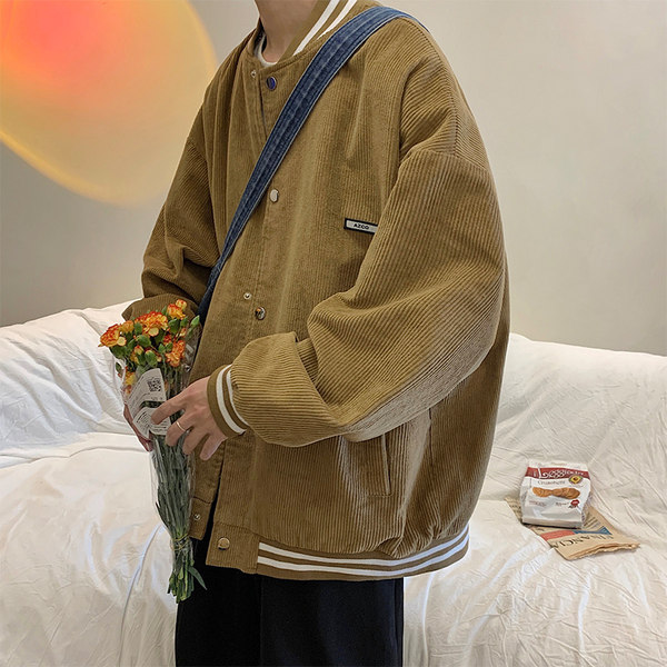 เสื้อแจ็คเก็ตเบสบอล เสื้อคลุม เสื้อแขนยาวสไตล์เกาหลี
