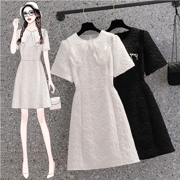 เดรสคนอ้วน เดรสสาวอวบ ชุดเดรสคนอ้วนวัยรุ่น BY PLUS SIZE Girl