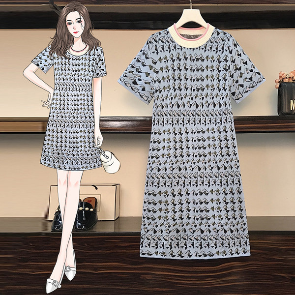 เดรสคนอ้วน เดรสสาวอวบ ชุดเดรสคนอ้วนวัยรุ่น BY PLUS SIZE Girl