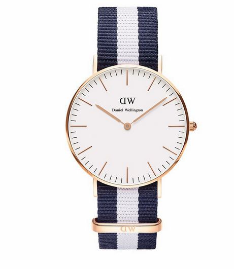 นาฬิกาข้อมือ ผู้หญิง ผู้ชาย ใส่ได้ นาฬิกาแนว Sport ผ้าไนลอน ลายทาง สลับสี แบรนด์ จากอังกฤษ นาฬิกา ข้อมือ มีดีไซน์ ของขวัญให้แฟน 355359