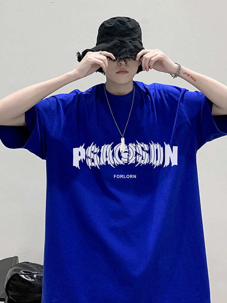 เสื้อยืดผู้ชายอ้วน S-5XL(อกเสื้อ39-51นิ้ว)