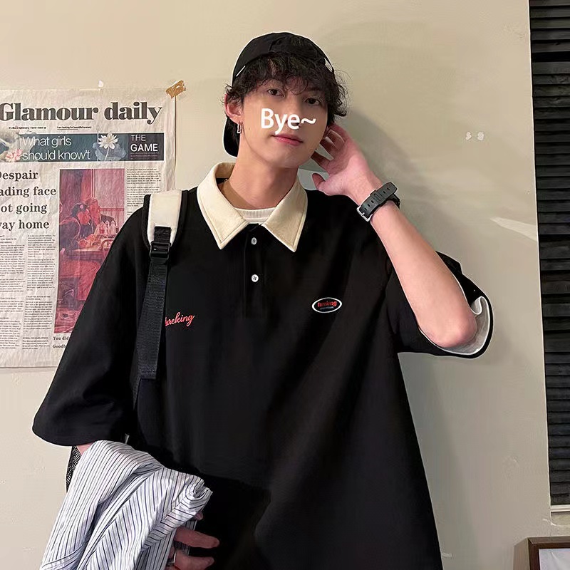 เสื้อยืดผู้ชายอ้วน S-5XL(อกเสื้อ39-51นิ้ว)