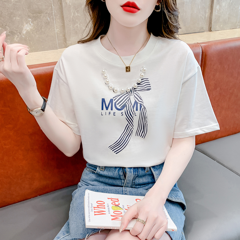 เสื้อผ้าวัยรุ่นเกาหลี เสื้อยืดวัยรุ่นผู้หญิง มีขนาด S M L XL