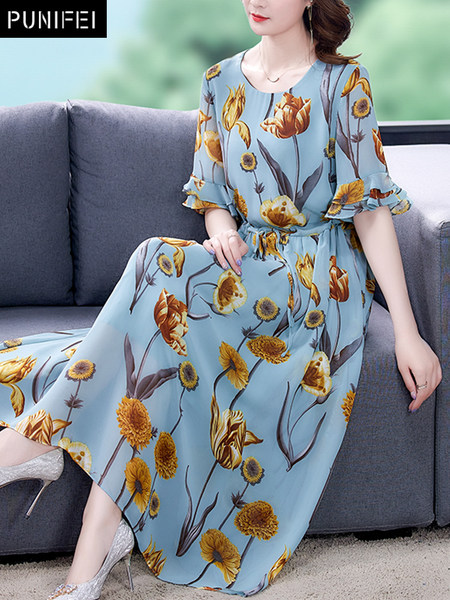 เดรสวัยผู้ใหญ่40-60ปี เดรสคุณแม่ ชุดเดรสทำงานวัยผู้ใหญ่ แบรนด์ MAMA DRESS