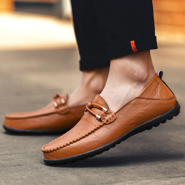 รองเท้าหนังผู้ชาย มีไซส์39-44 รองเท้าโลฟเฟอร์ชาย Slip-On Shoes