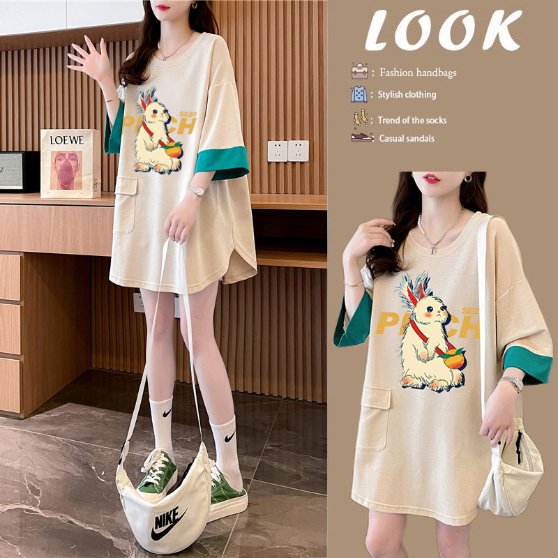 เสื้อยืดคนอ้วนแบบโอเวอร์ไซส์แบบ ulzzang fashion สนใจทักแชท