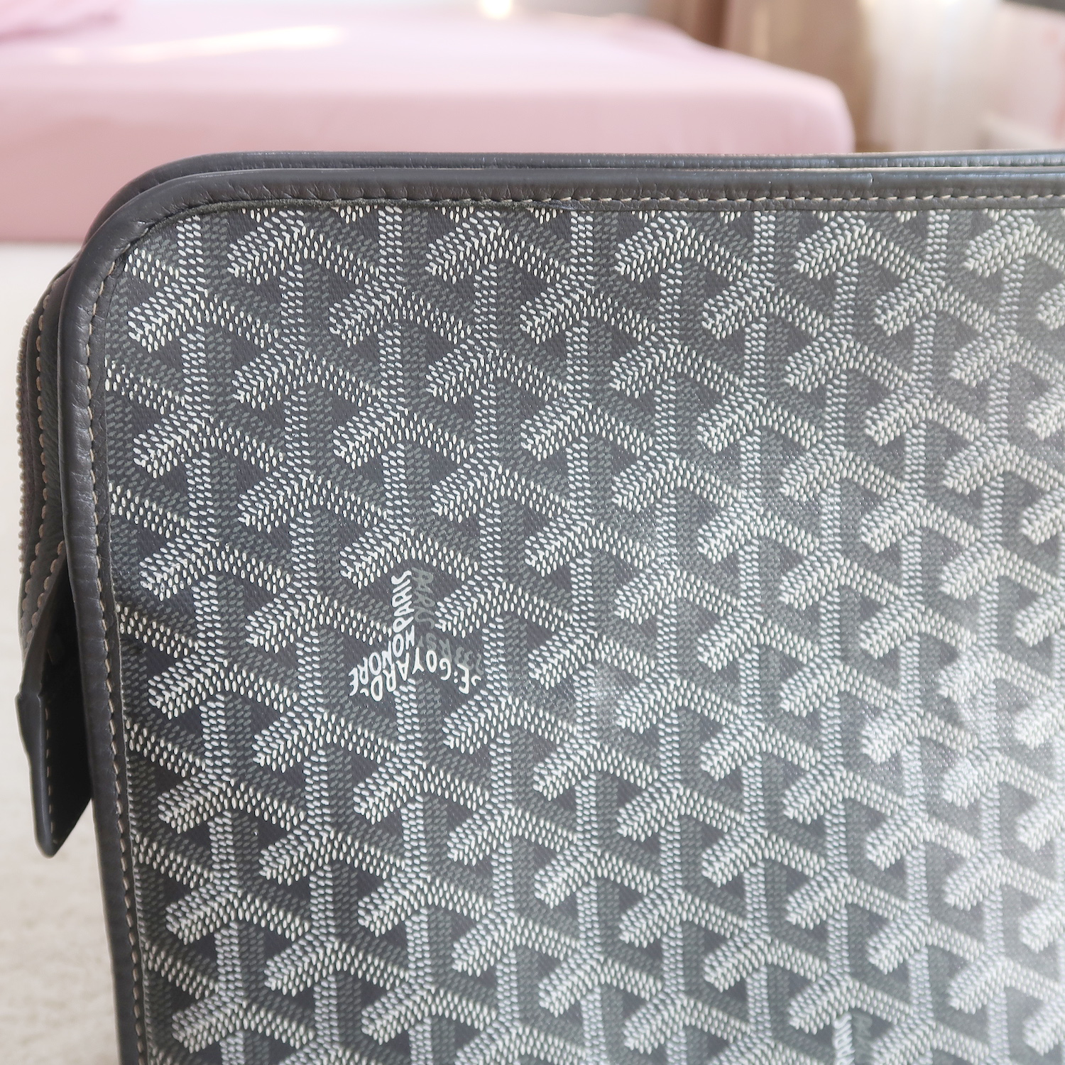 Goyard Grey Jouvence Clutch MM 2020