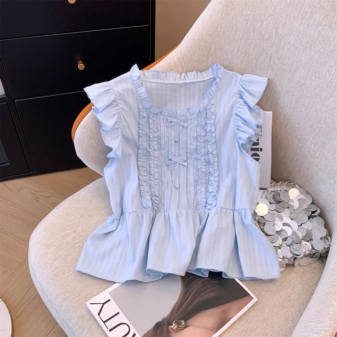 เสื้อเชิ้ตผู้หญิงใส่ทํางาน 390 บาทต่อชิ้น ฟรีค่าจัดส่ง
