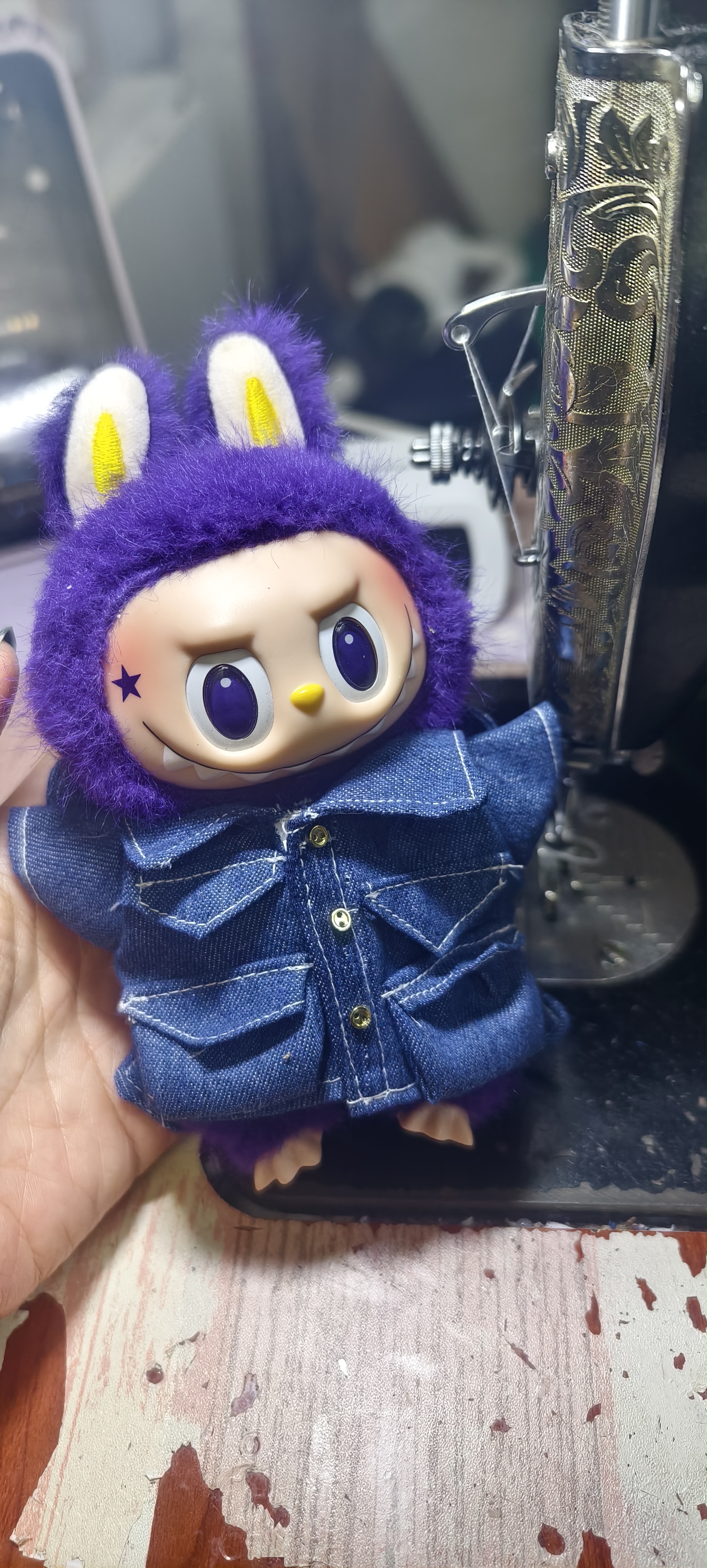 R035 ชุดสำหรับตุ๊กตา Labubu macaron สำเนา