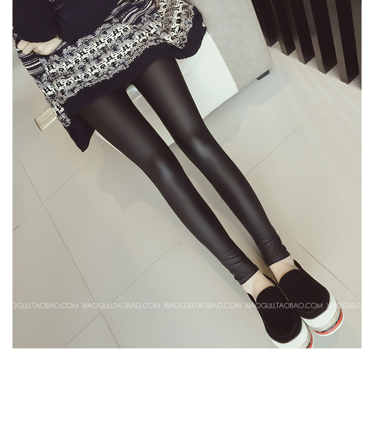 Legging เลกกิ้งหนัง กันหนาว ลองจอน ด้านในเป็นขนนุ่ม ยืดได้เยอะ กระชับทรง พร้อมส่งเลยจ้า