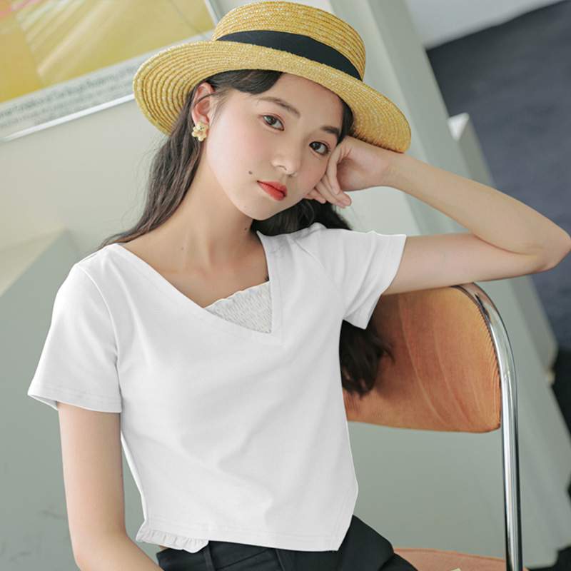 เสื้อผ้าวัยรุ่นเกาหลี เสื้อยืดวัยรุ่นผู้หญิง มีขนาด S M L XL