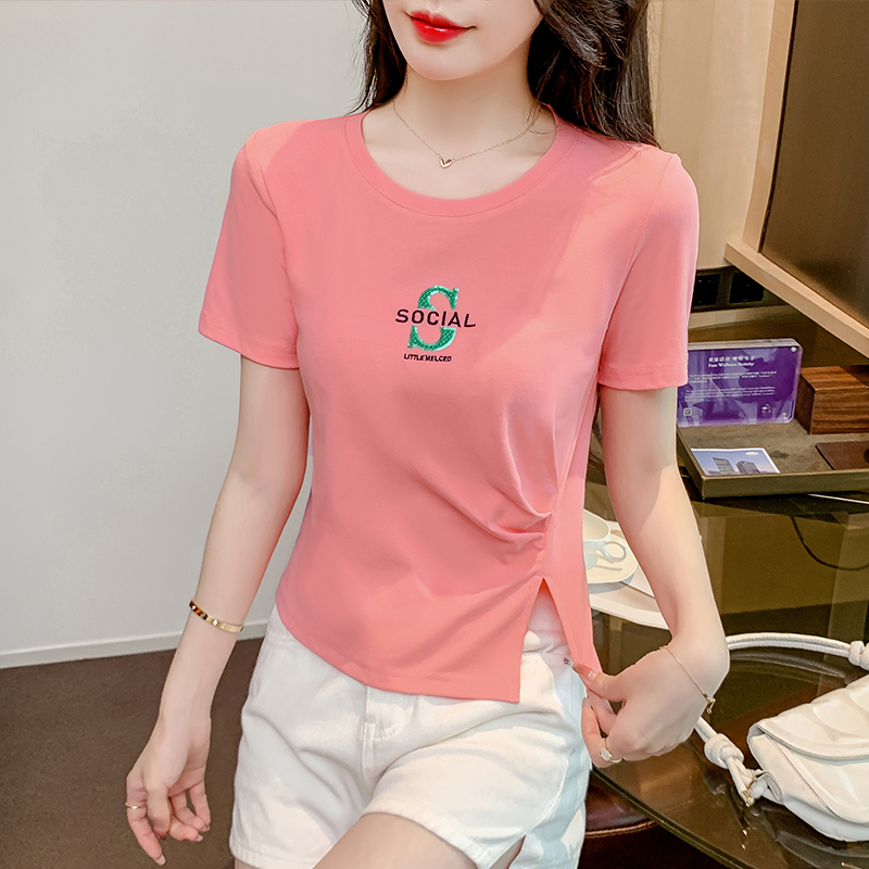 เสื้อผ้าวัยรุ่นเกาหลี เสื้อยืดวัยรุ่นผู้หญิง มีขนาด S M L XL