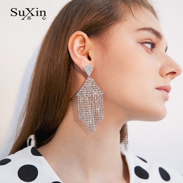 ตุ้มหู ต่างหู ต่างหูผู้หญิง By SuXin