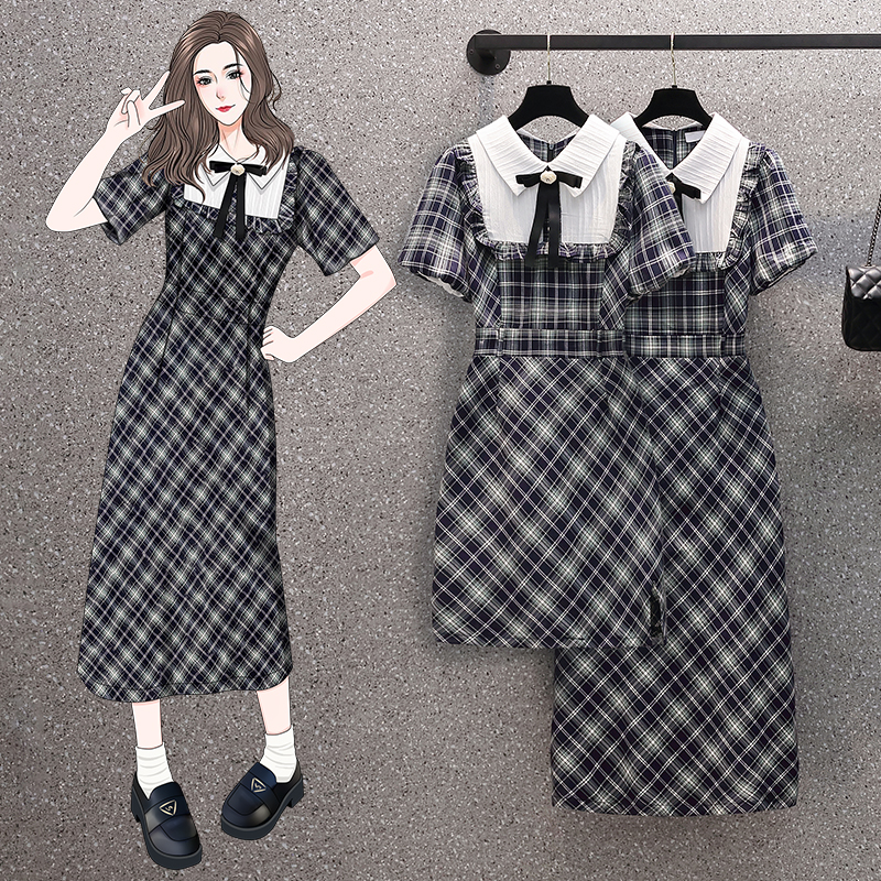 เดรสแขนสั้น มีไซส์ L-4XLอก 38-47 นิ้ว ใส่ได้ทั้งสาวหุ่นดีน่ารักจนถึงสาวอวบพลัสไซส์ จัดส่งฟรี! ทักแชทสั่งซื้อ
