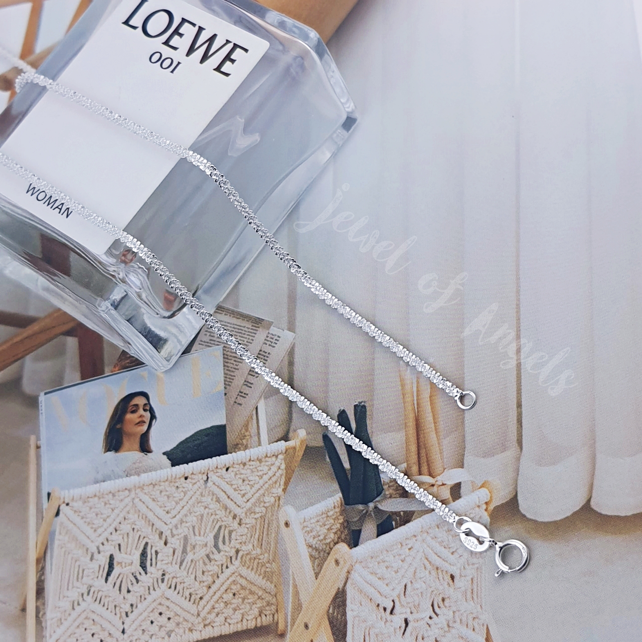 สร้อยคอสั้นเงินแท้ S925 รุ่น Snowflake สร้อยคอสั้นลายเกล็ดหิมะ สร้อยคอแฟชั่น silver925