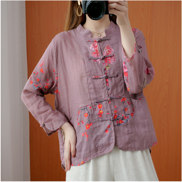 เสื้อเชิ้ตผ้าฝ้ายลินิน