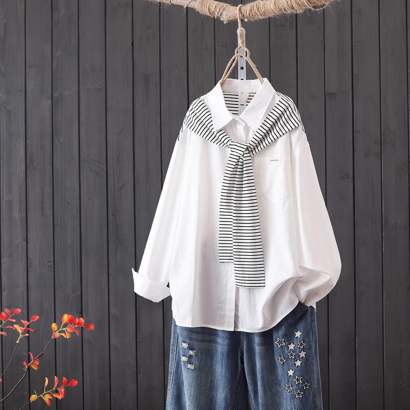 แบบเสื้อสวยๆ เสื้อผ้าฝ้ายลินิน เสื้อเชิ้ตผ้าลินิน