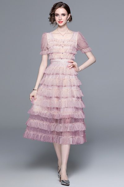 ชุดเดรสยาวสวยๆ ชุดเดรสยาวใส่สบาย ใส่ทำงาน