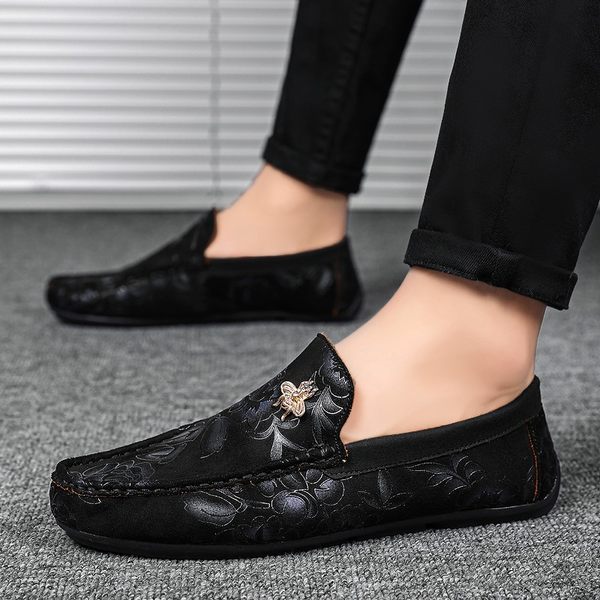รองเท้าหนังผู้ชาย มีไซส์39-44 รองเท้าโลฟเฟอร์ชาย Slip-On Shoes