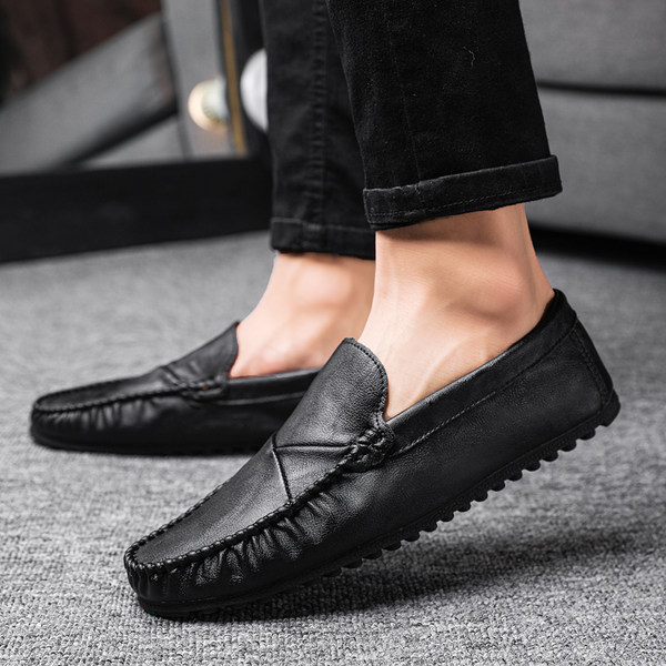 รองเท้าหนังผู้ชาย มีไซส์39-44 รองเท้าโลฟเฟอร์ชาย Slip-On Shoes