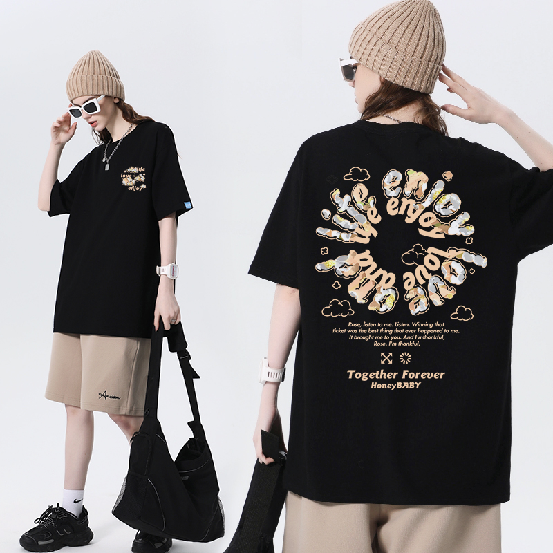 เสื้อผ้าวัยรุ่นเกาหลี เสื้อยืดวัยรุ่นผู้หญิง มีขนาด S M L XL