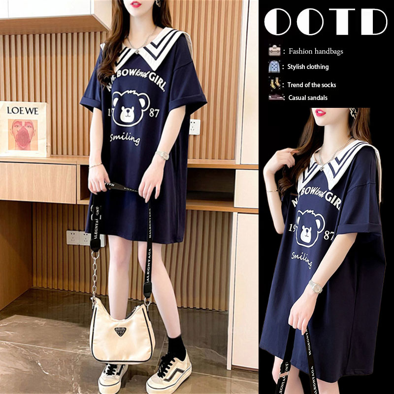 เสื้อยืดคนอ้วนแบบโอเวอร์ไซส์แบบ ulzzang fashion สนใจทักแชท