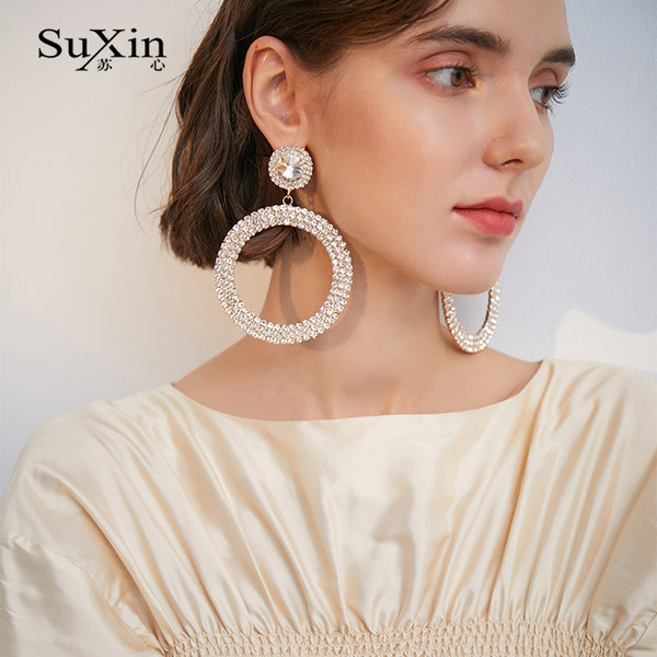 ตุ้มหู ต่างหู ต่างหูผู้หญิง By SuXin