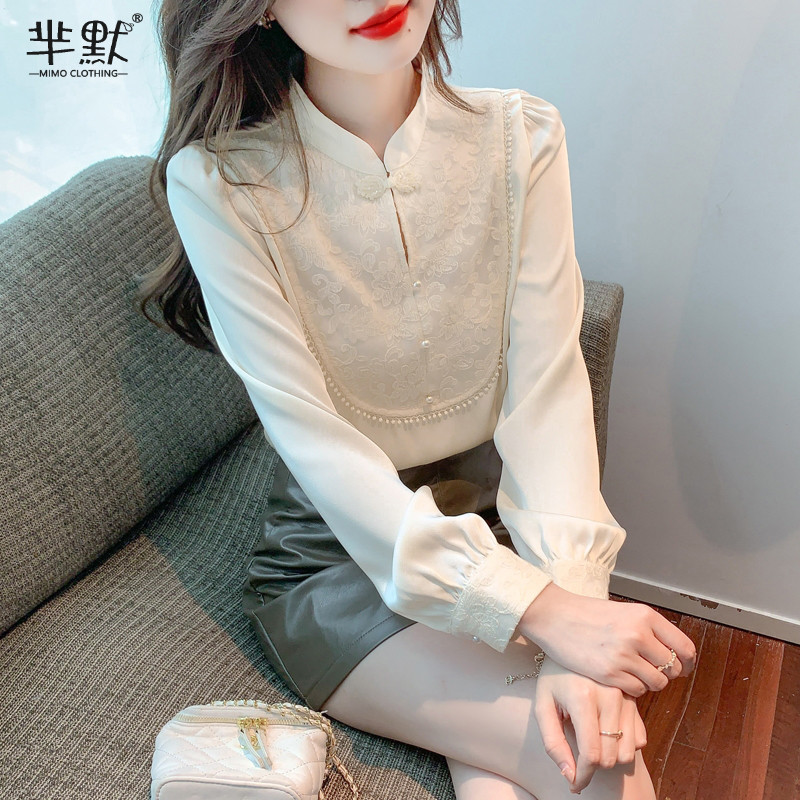 เสื้อลูกไม้ เสื้อเชิ้ตแขนยาว