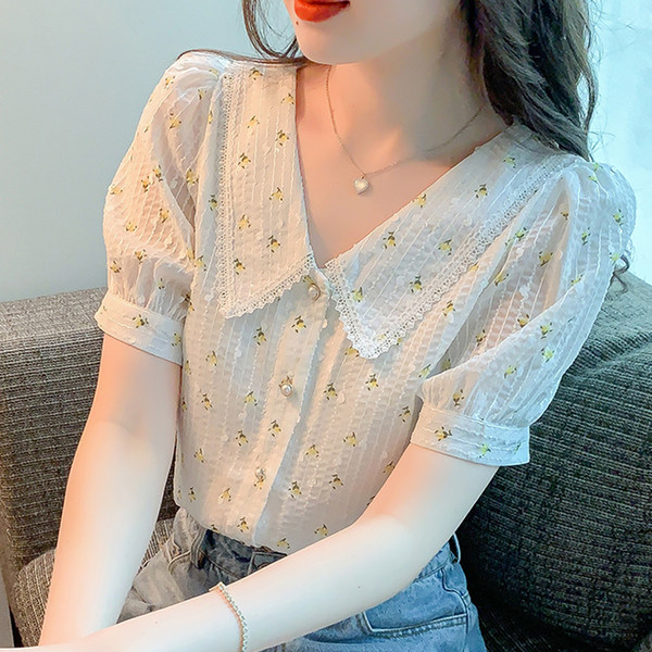 เสื้อชีฟองเกาหลี เสื้อชีฟองสวยๆ